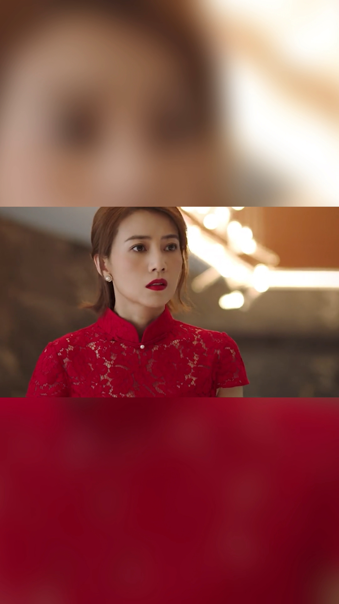 高圆圆穿旗袍婚服好美柳腰身婀娜多姿回眸一笑百媚生