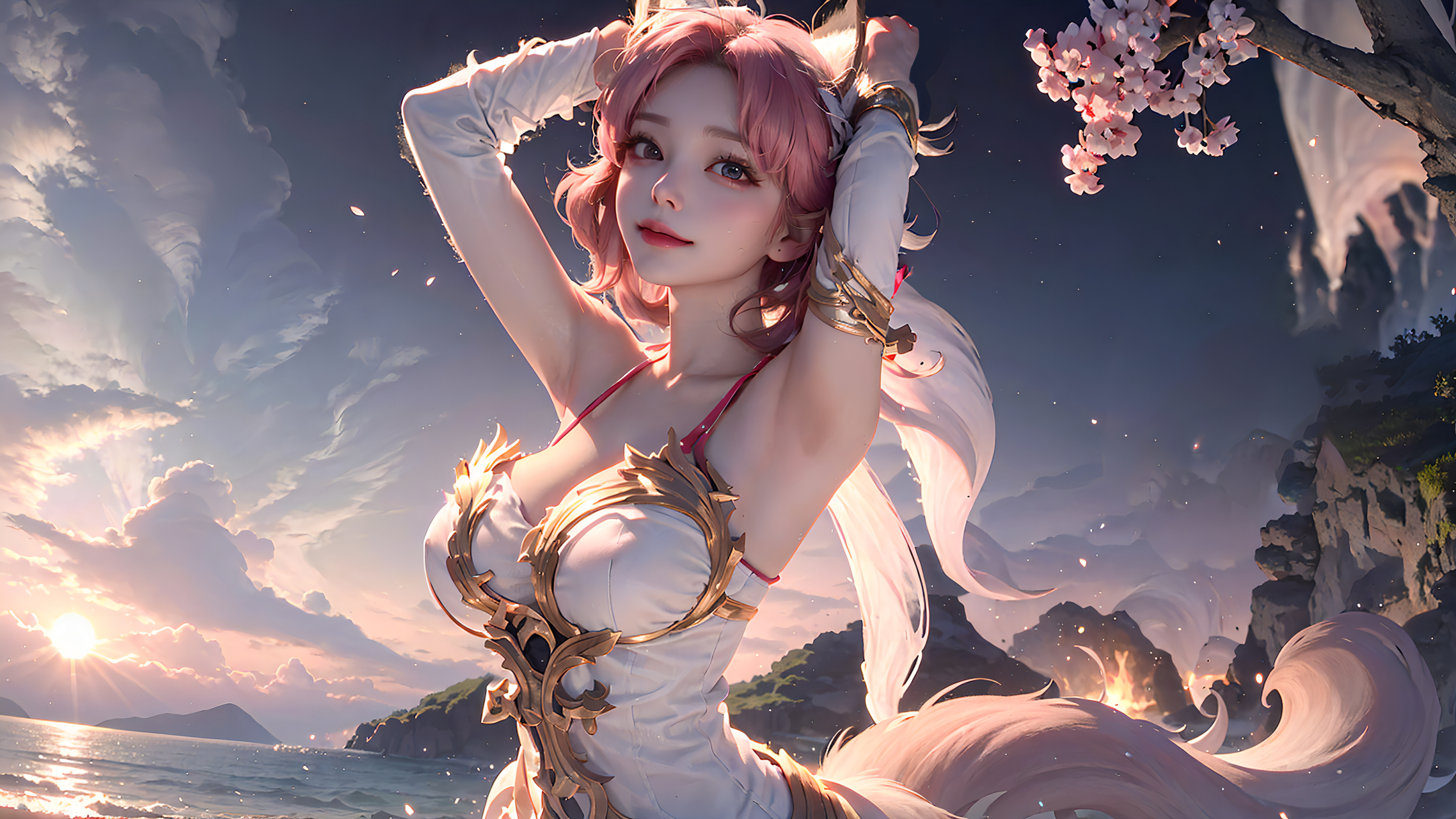 妲己陪你玩![滑稽][爱你]#王者荣耀# #王者荣耀妲己# #cos