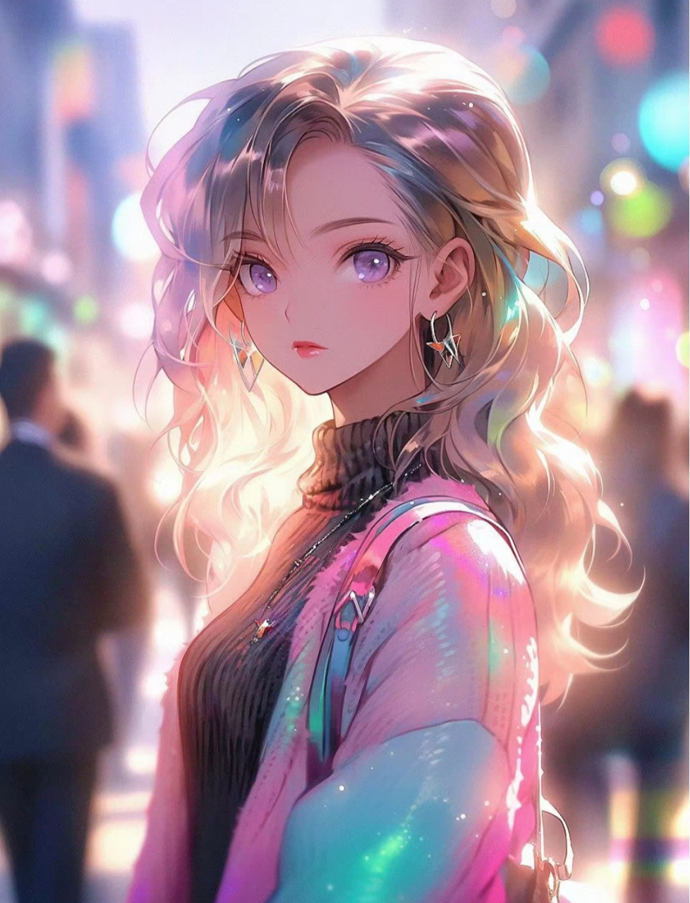 灯红酒绿,形形色色,唯你一人而已