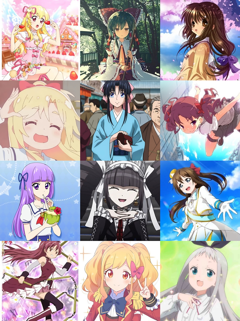 浅发一下有蝴蝶结头饰的角色,可爱值蹭蹭蹭涨!#动漫