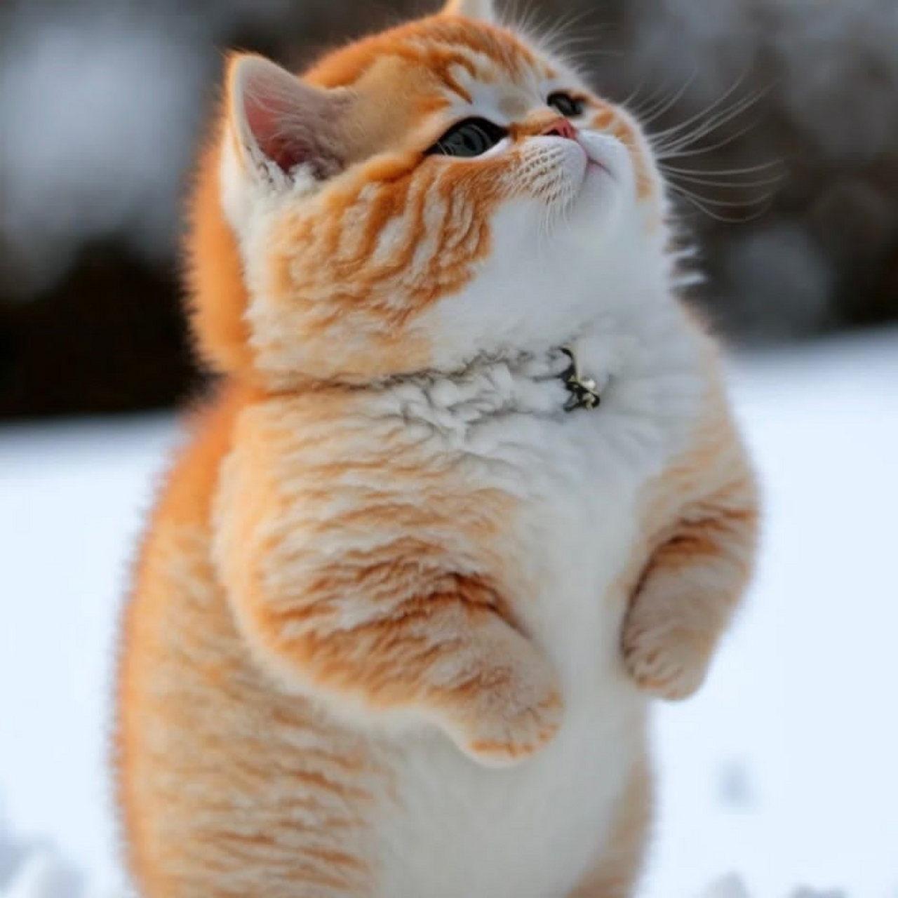 肥肥圆圆的猫咪