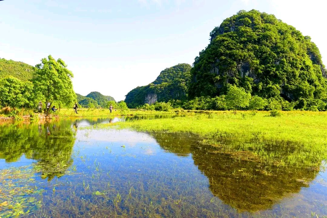 青山秀水风景如画的桂林贵村