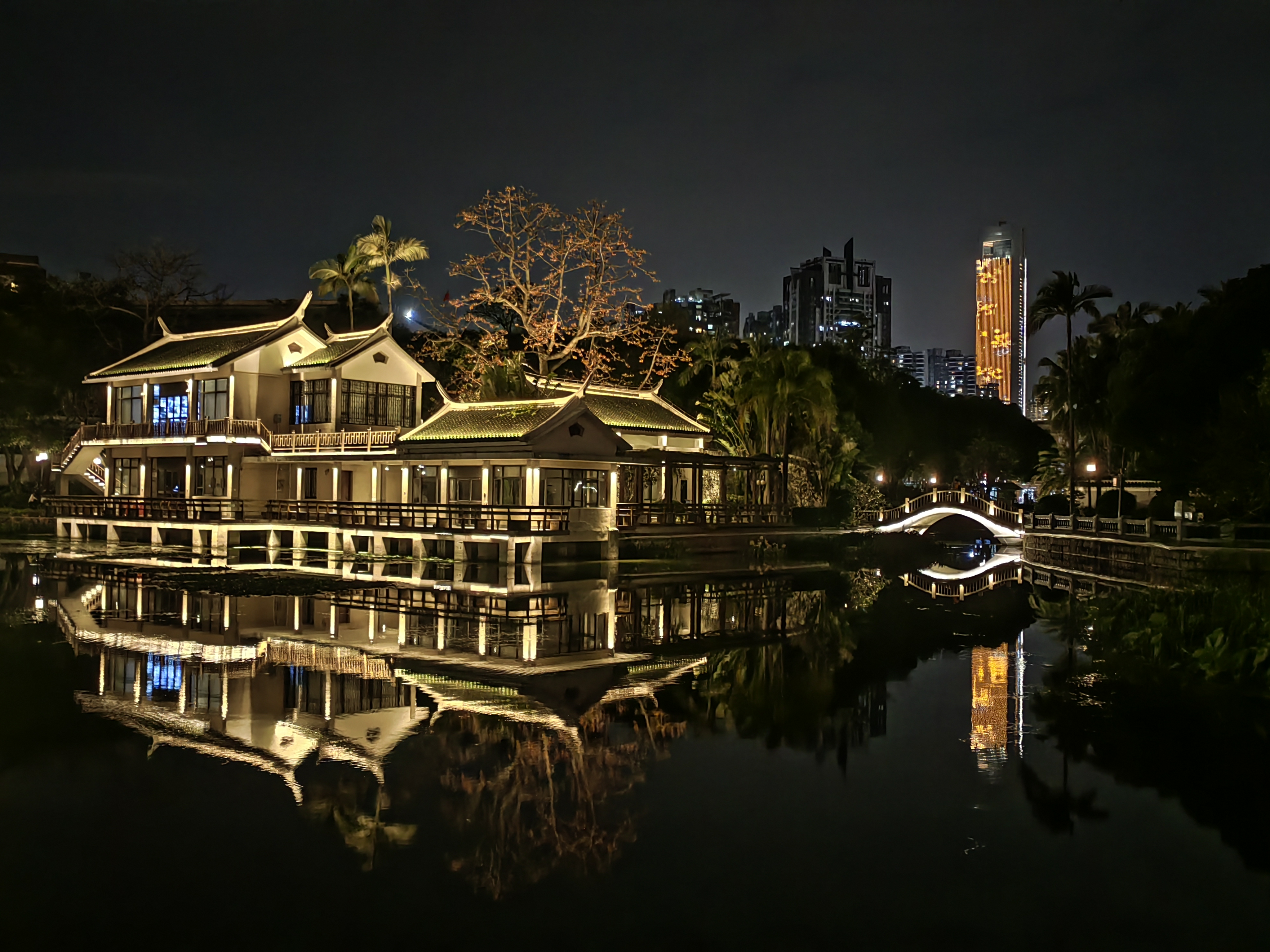 厦门岛内夜景图片