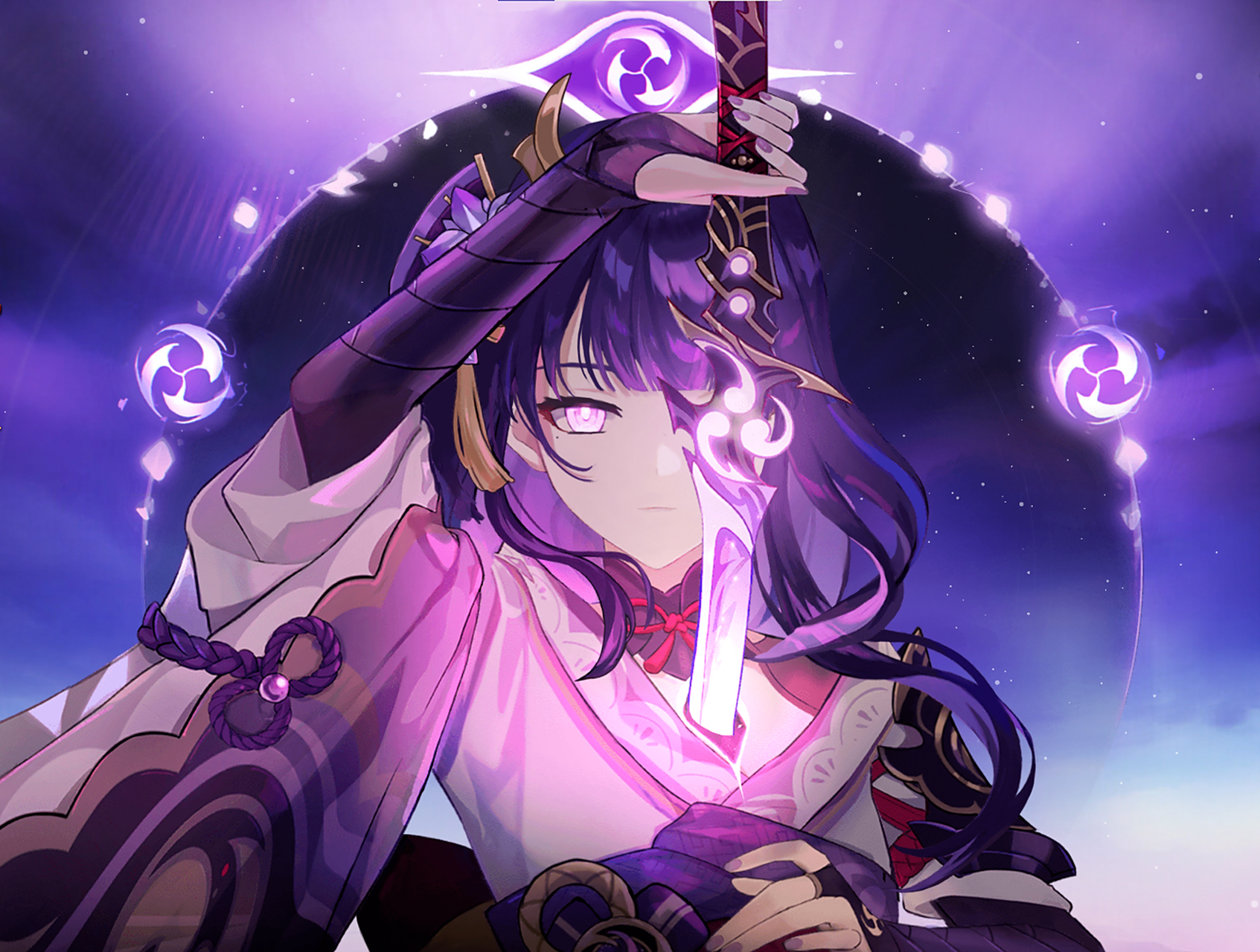 此刻,寂灭之时 小红车(动态壁纸):beal,raiden shogun