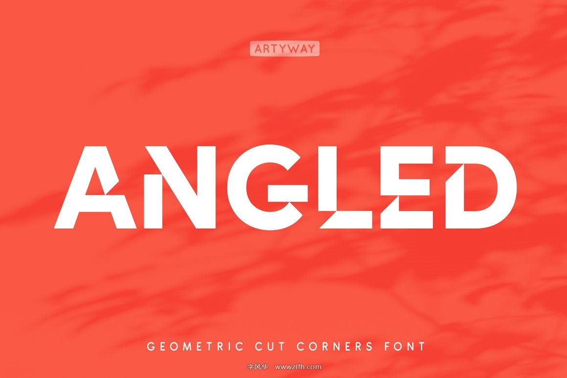 Geometric Cut Angles Font.jpg