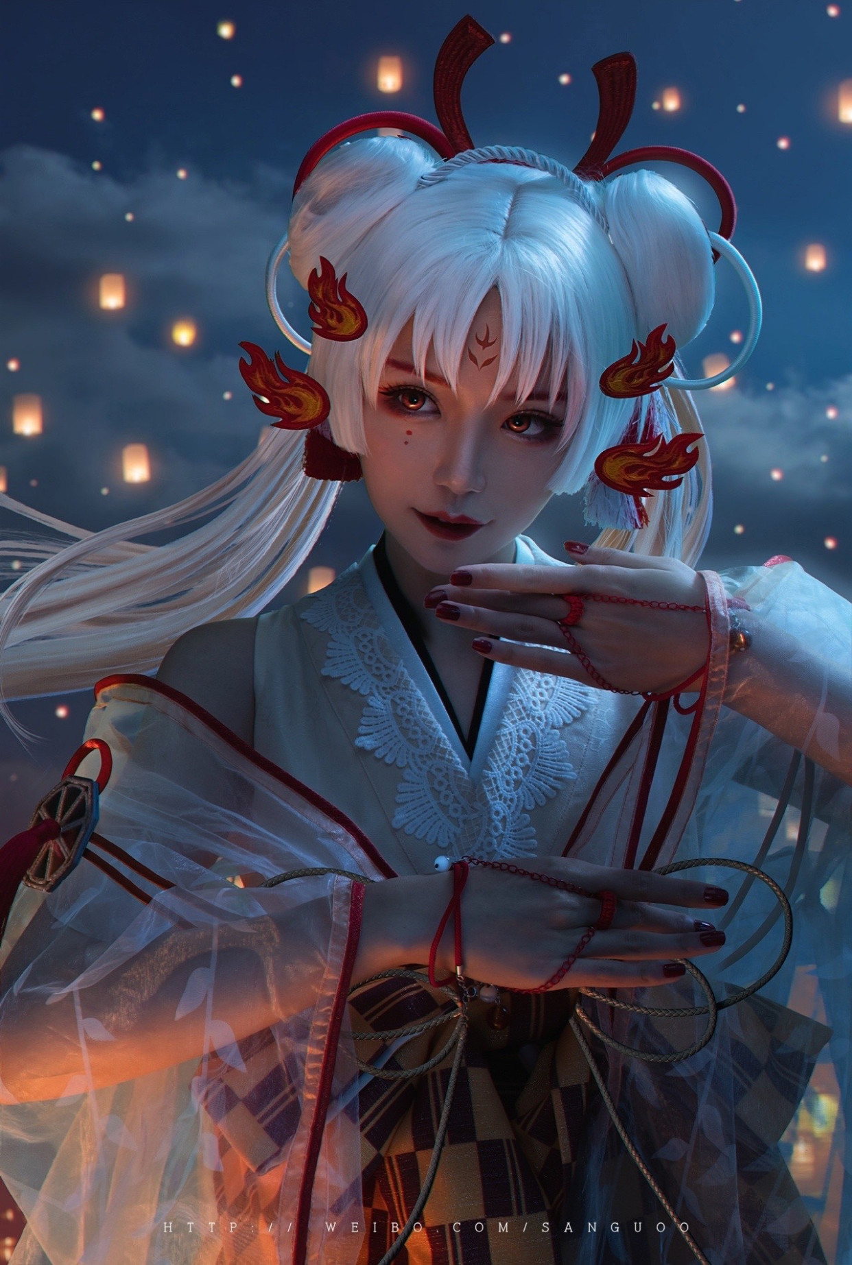 阴阳师不知火cos神还原