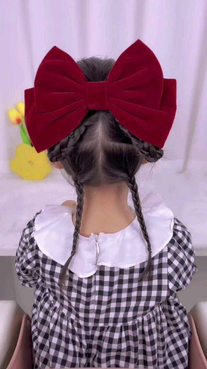 儿童编发:甜美可爱的小公主发型来啦,快给宝贝扎起来