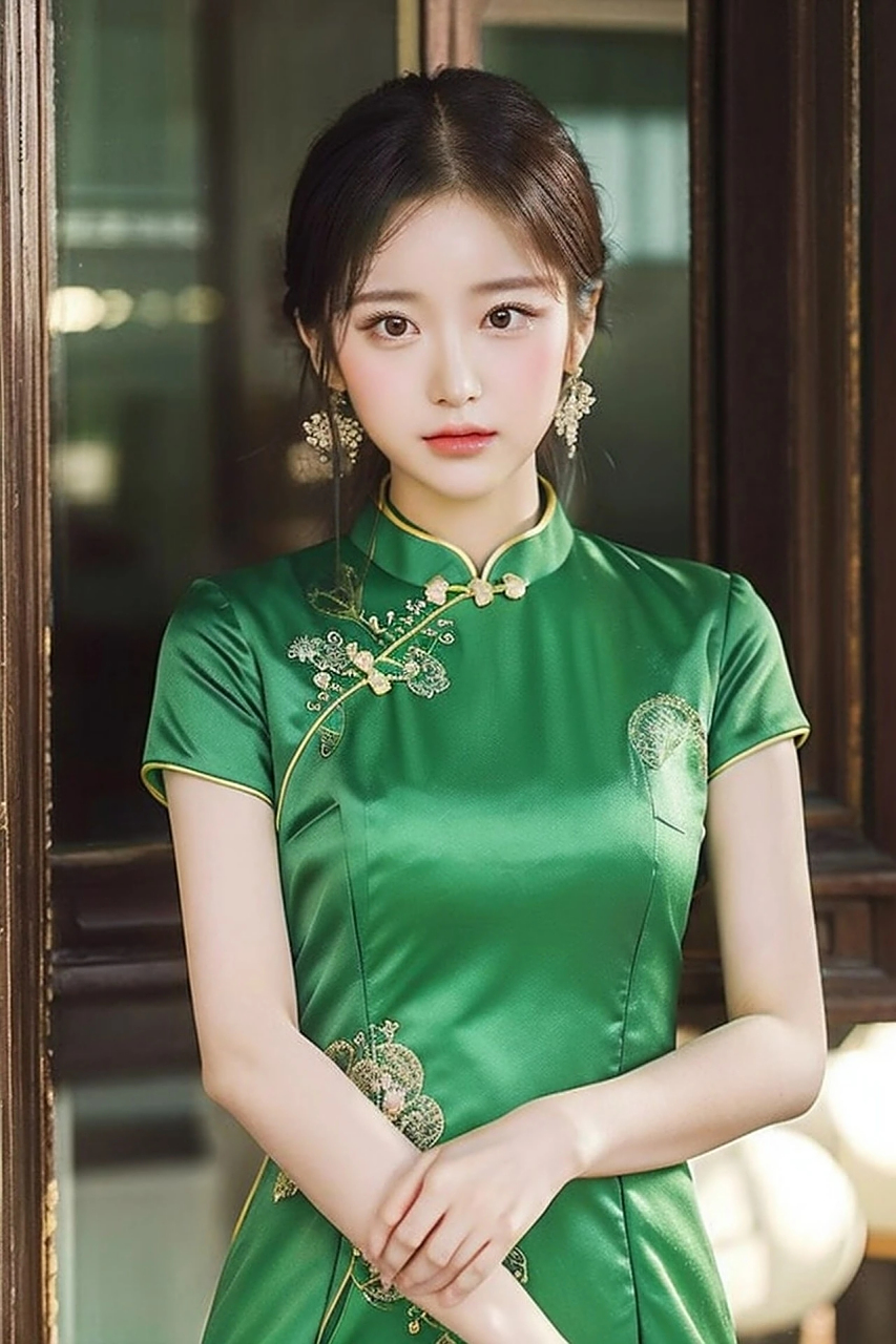 优雅端庄的民国旗袍美人5