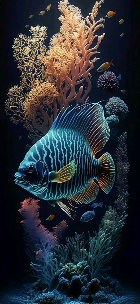 壁纸# #海洋生物# 小丑鱼不丑