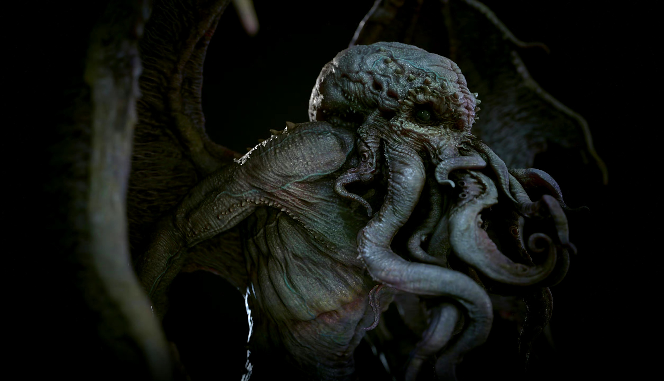 建模欣赏:cthulhu/克苏鲁, 建模师nicolas swijngedau.