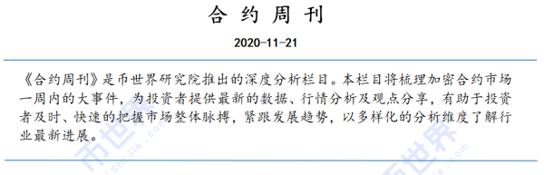 【合约周刊】机构多头态度明确，20000美元也只是个小目标