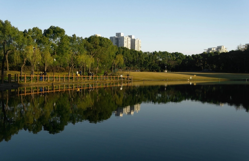 上海黄兴公园令人沉醉其中