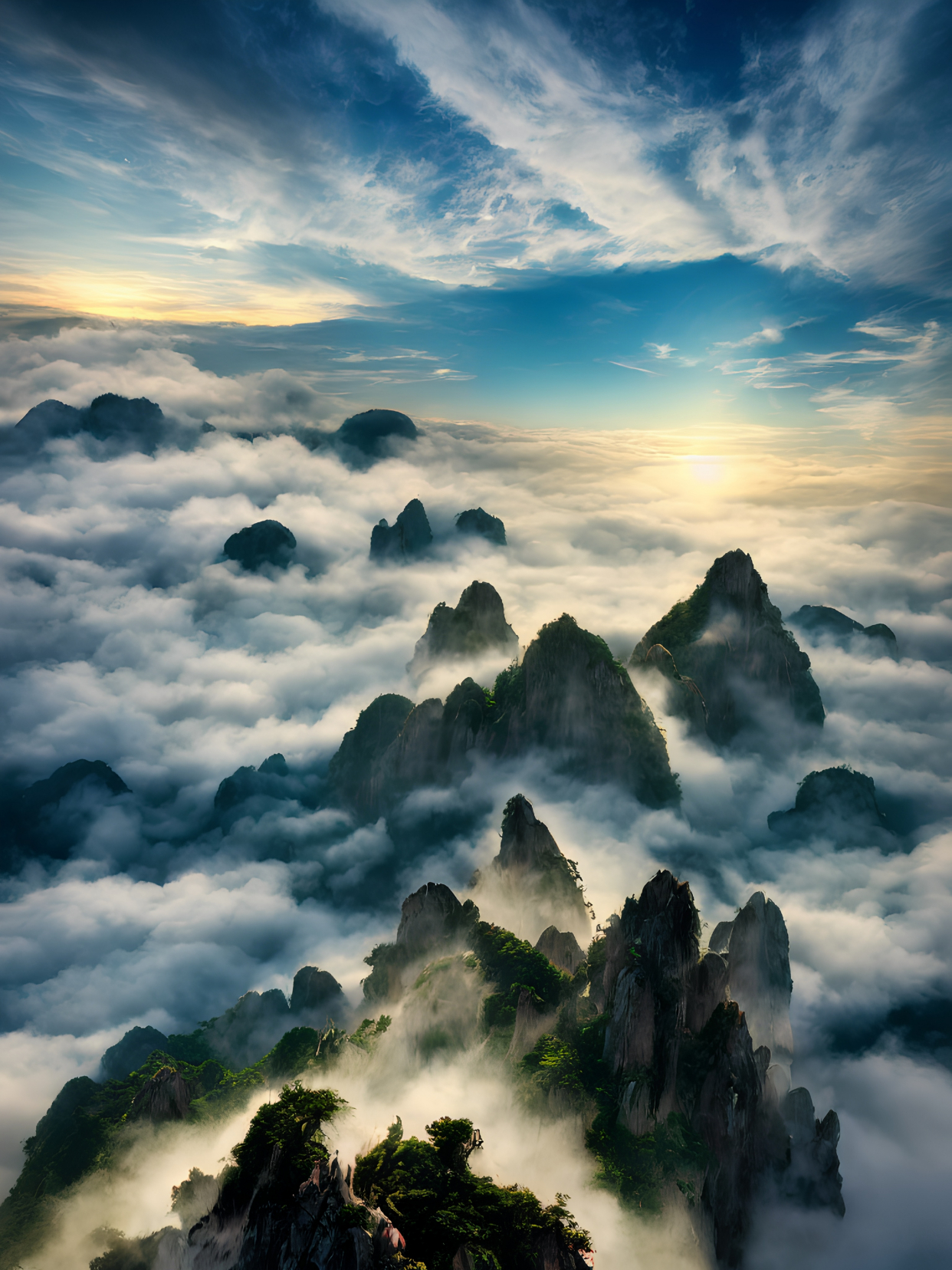 万里江山真的存在啊,好美