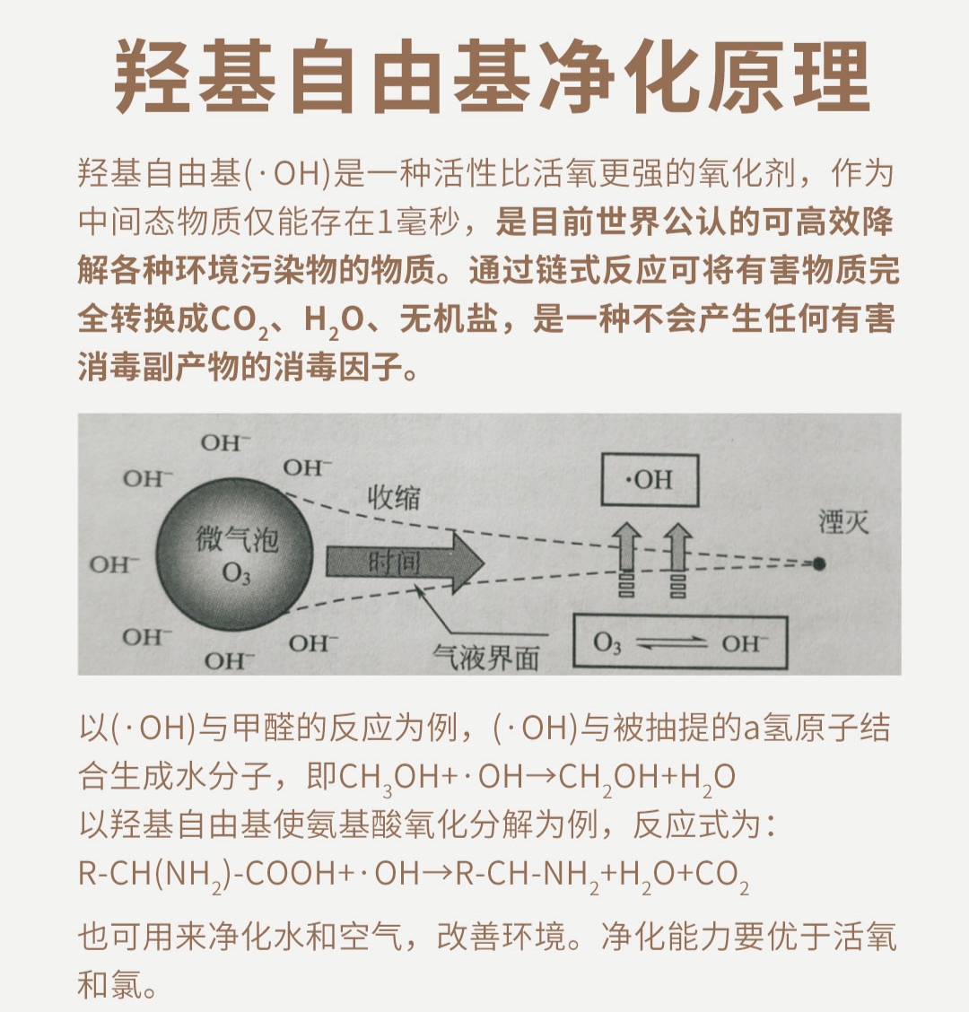 羟基自由基净化原理