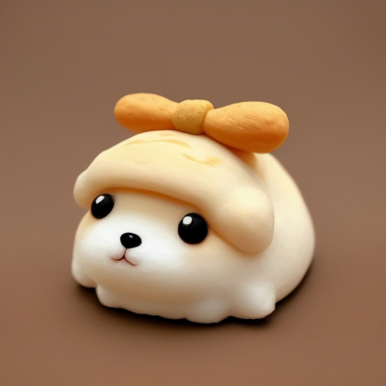 叮～咚!今日份面包小狗狗上线啦～#狗狗头像# #治愈不开心