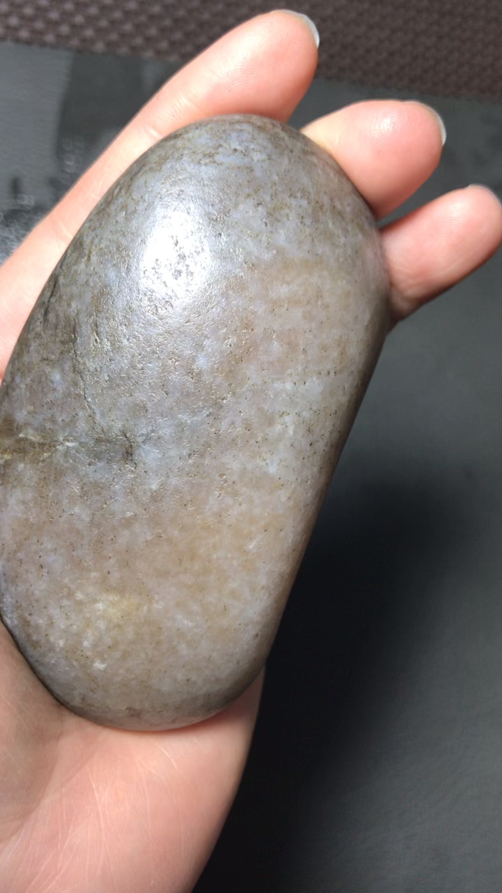 和田玉籽料满糖手把件籽型好