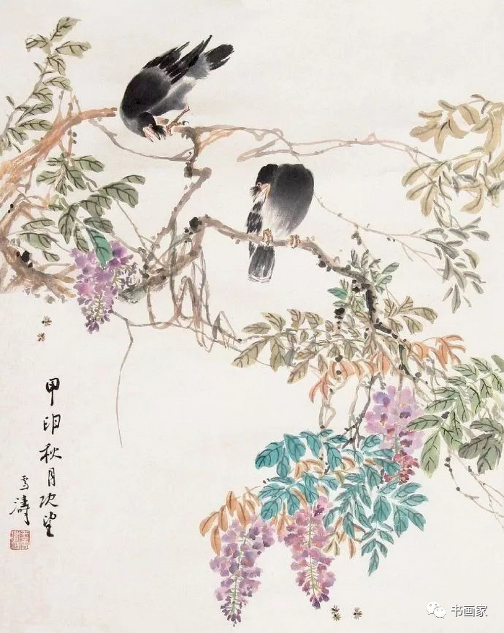 王雪涛的紫藤花#百度秋冬打卡挑战赛