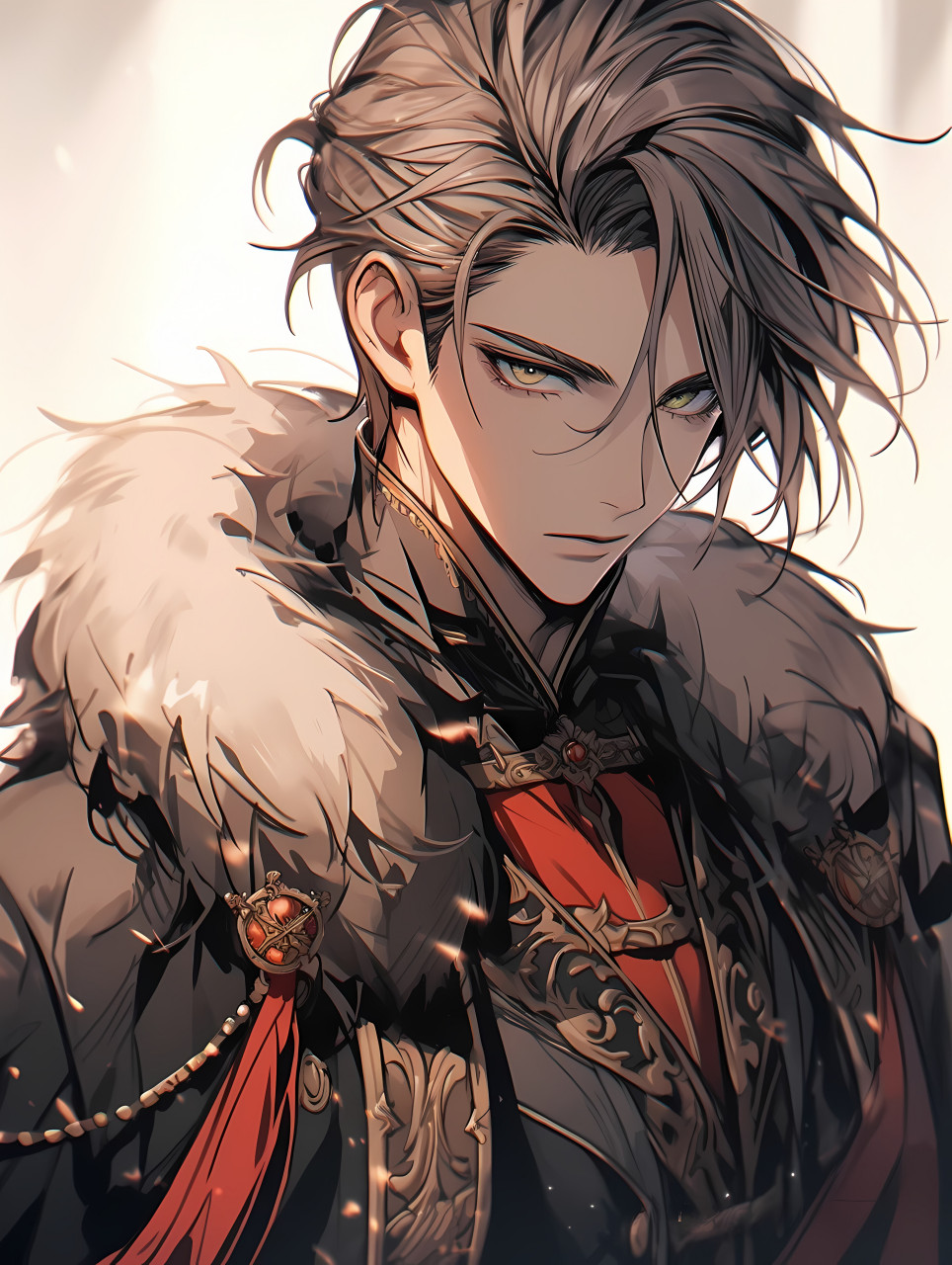 这不就是星际文里的指挥官男主嘛[期待] #二次元# #ai绘画