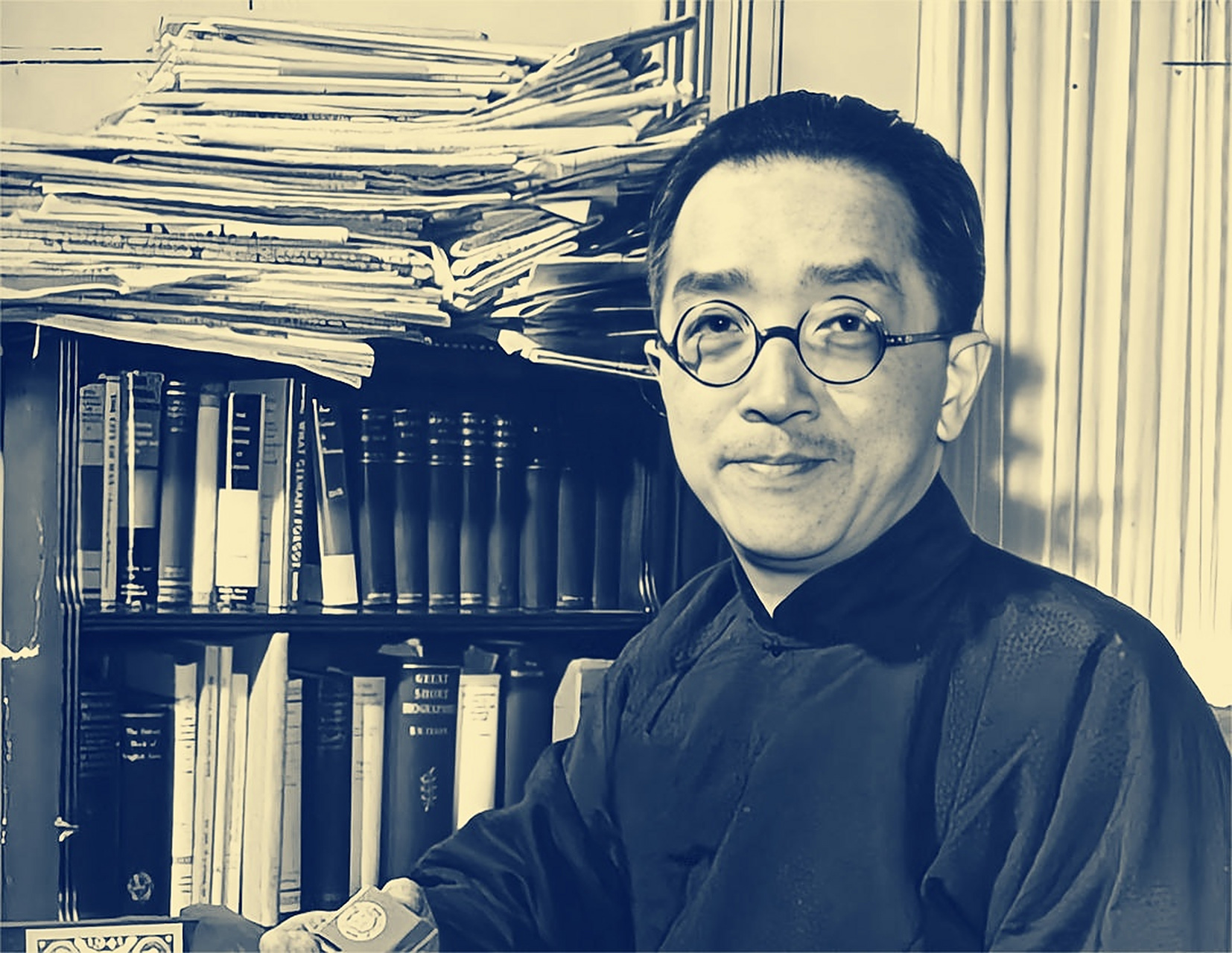 在1948年的一个傍晚,胡适和他的儿子胡思杜分别走上了各自不同的道路.