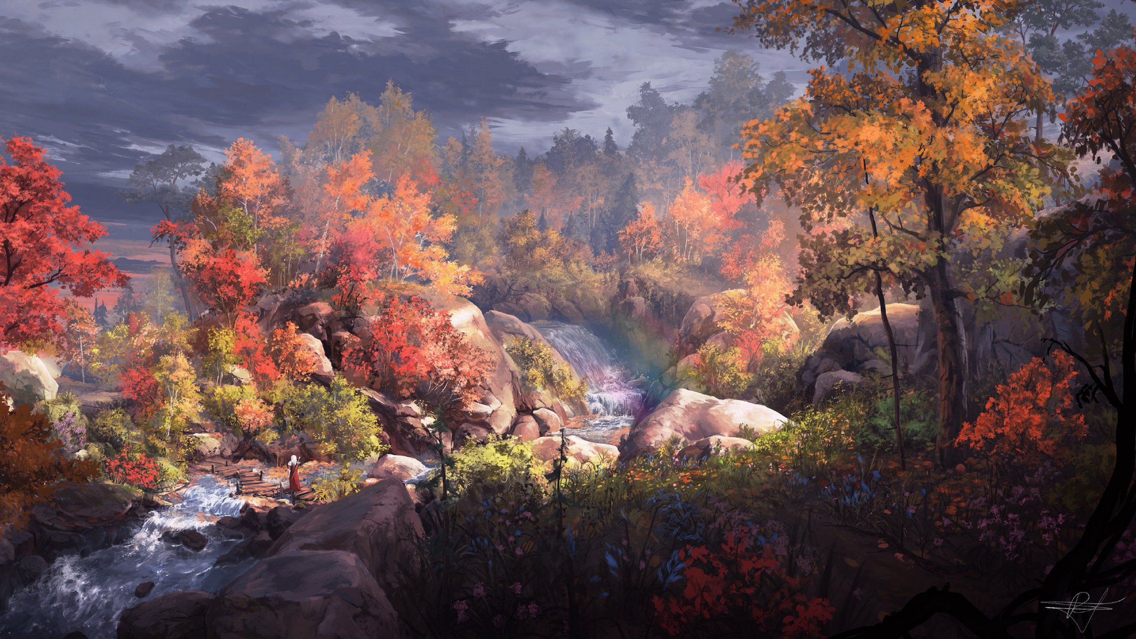 refiend 67676767清爽干净的场景插画 #绘画欣赏