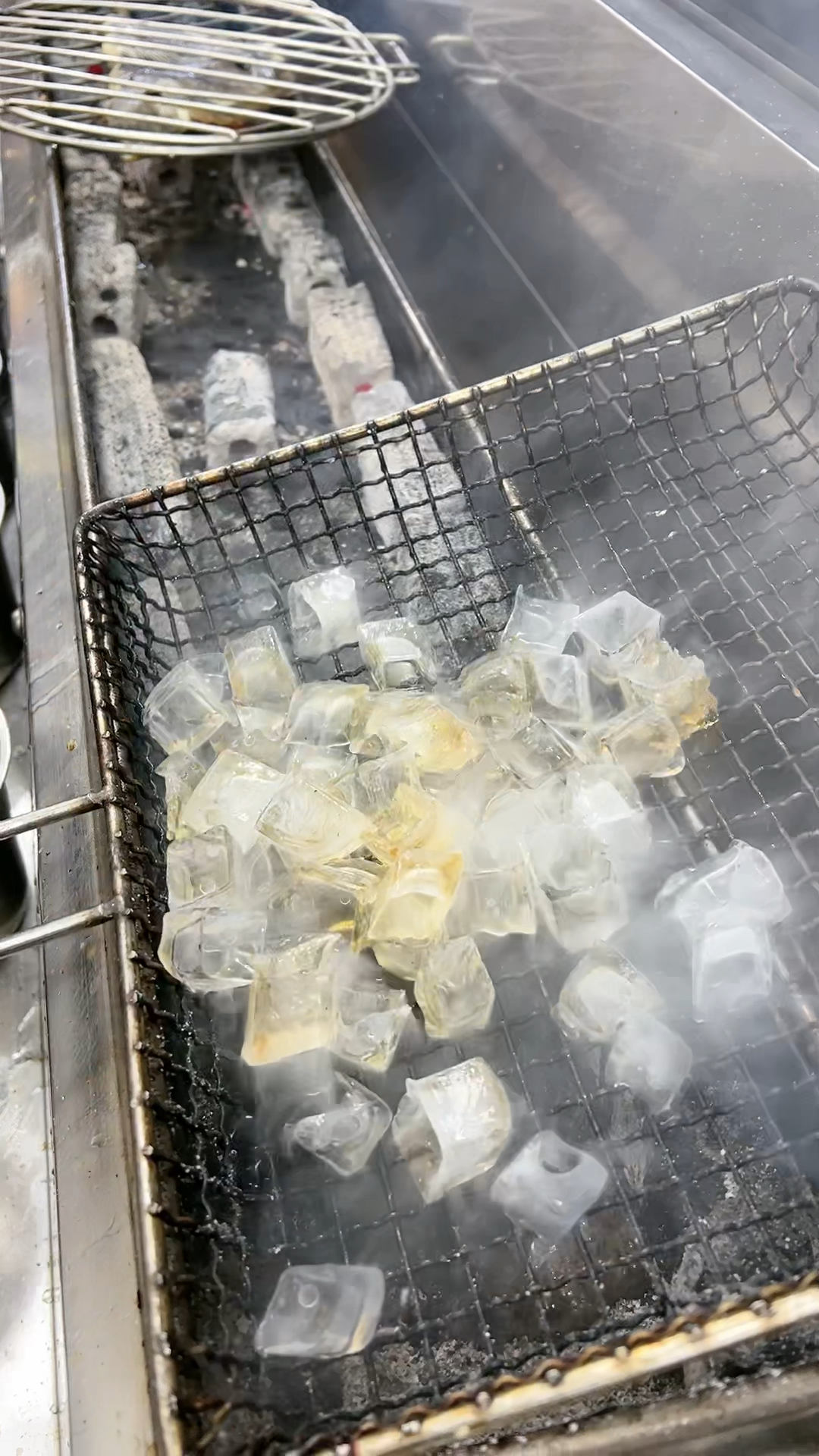 烧烤美食烤冰块