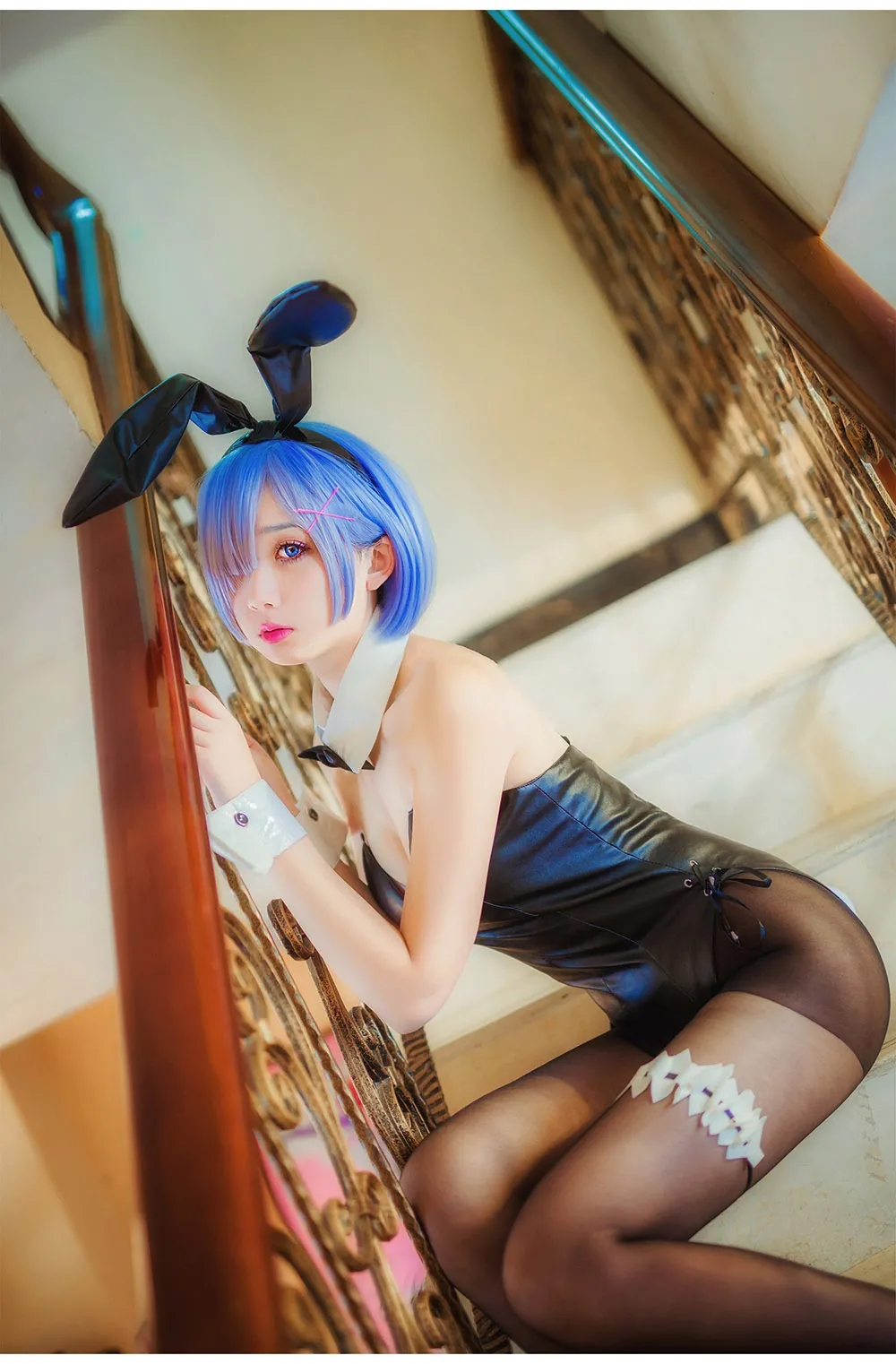 cosplay:蕾姆兔女郎,温柔可爱,家务全能,这样的蕾姆你喜欢吗?