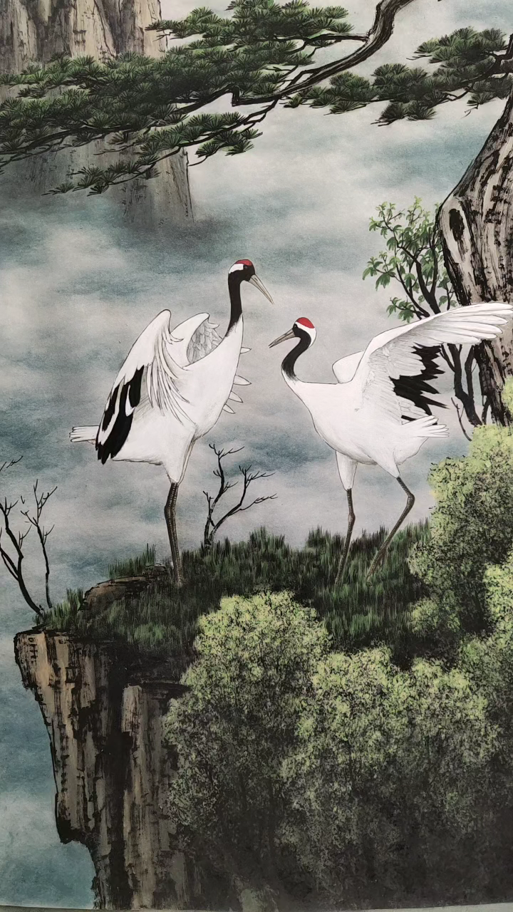 徐国维彩墨山水画