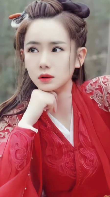 戚薇的古装造型,挺漂亮的,-度小视