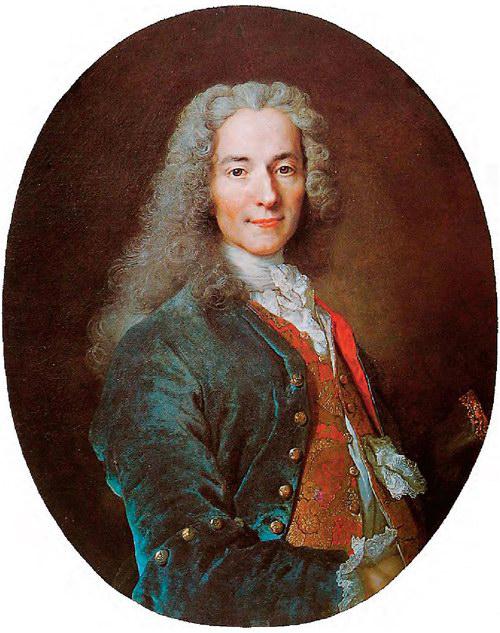 他去请教法国的讽刺大师伏尔泰.