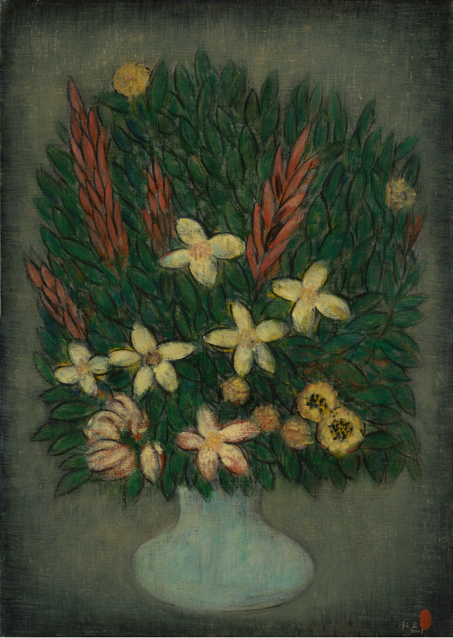 陈承卫的花卉系列生命之花油画