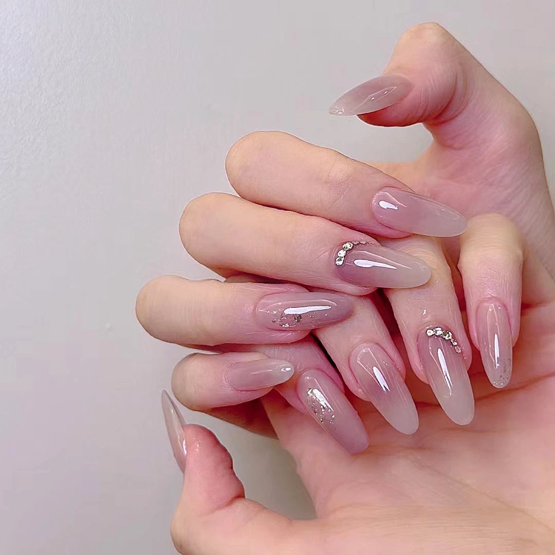 超火的芭蕾美甲,精致女孩必备!