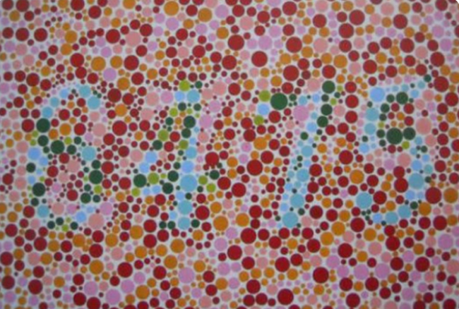 色盲测试:如果看不清图片中的数字2,说明你是色盲,别开车