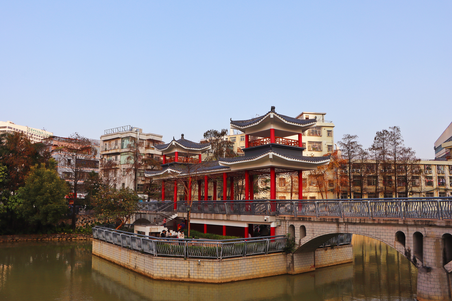 横岗人民公园拍摄