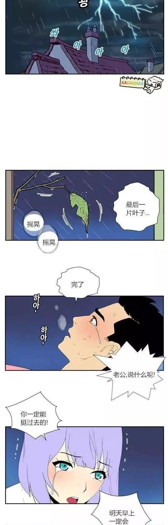 最后一片叶子漫画图片