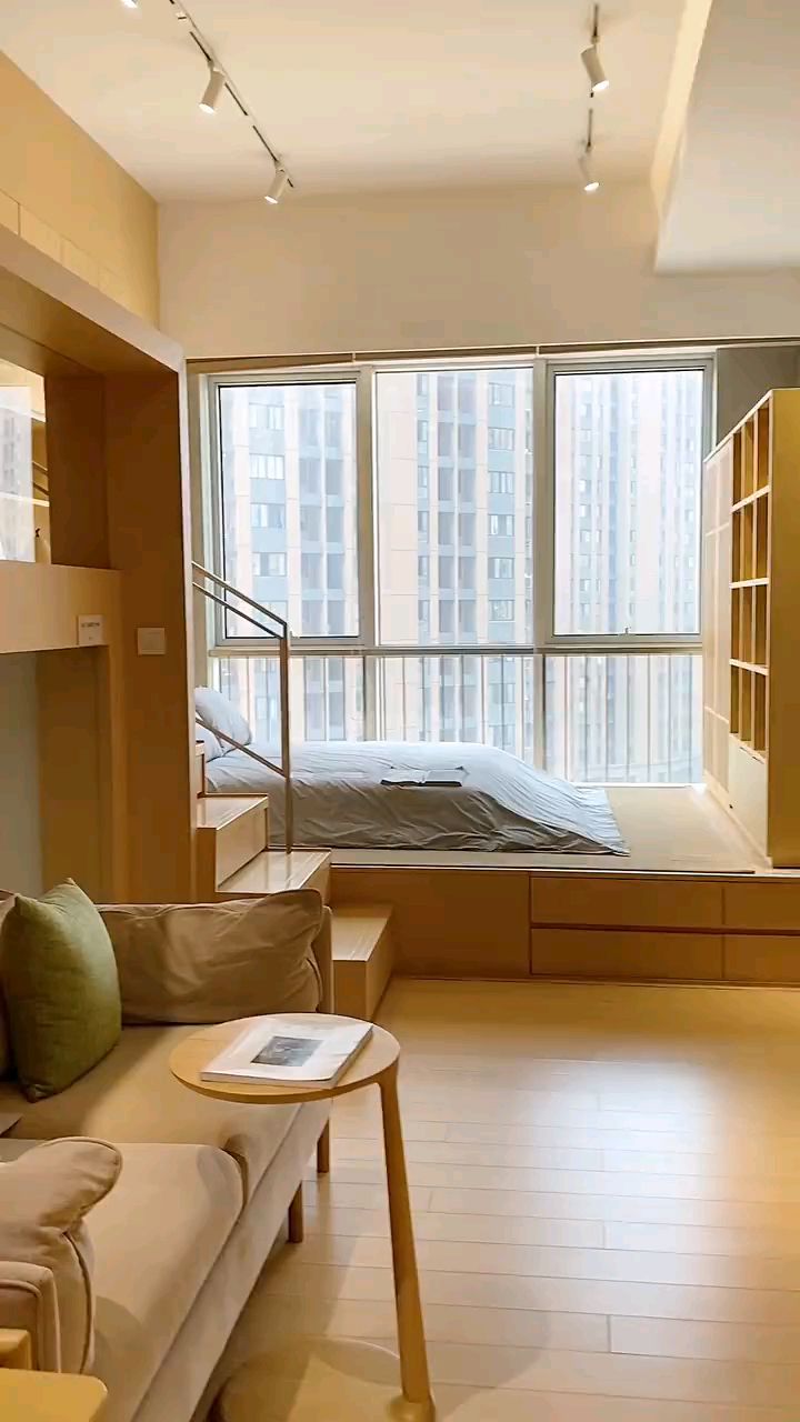 60平原木风loft小公寓,会是你心心念念的房子吗?