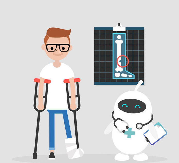 机器人医生:手术中能进行更精细的操作,在病人的监护中提高效率