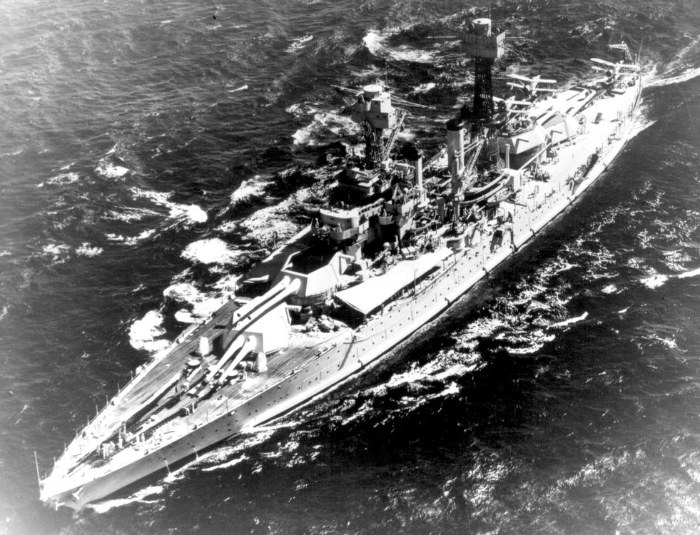 战舰欣赏:"big seven"战列舰的老照片与模型