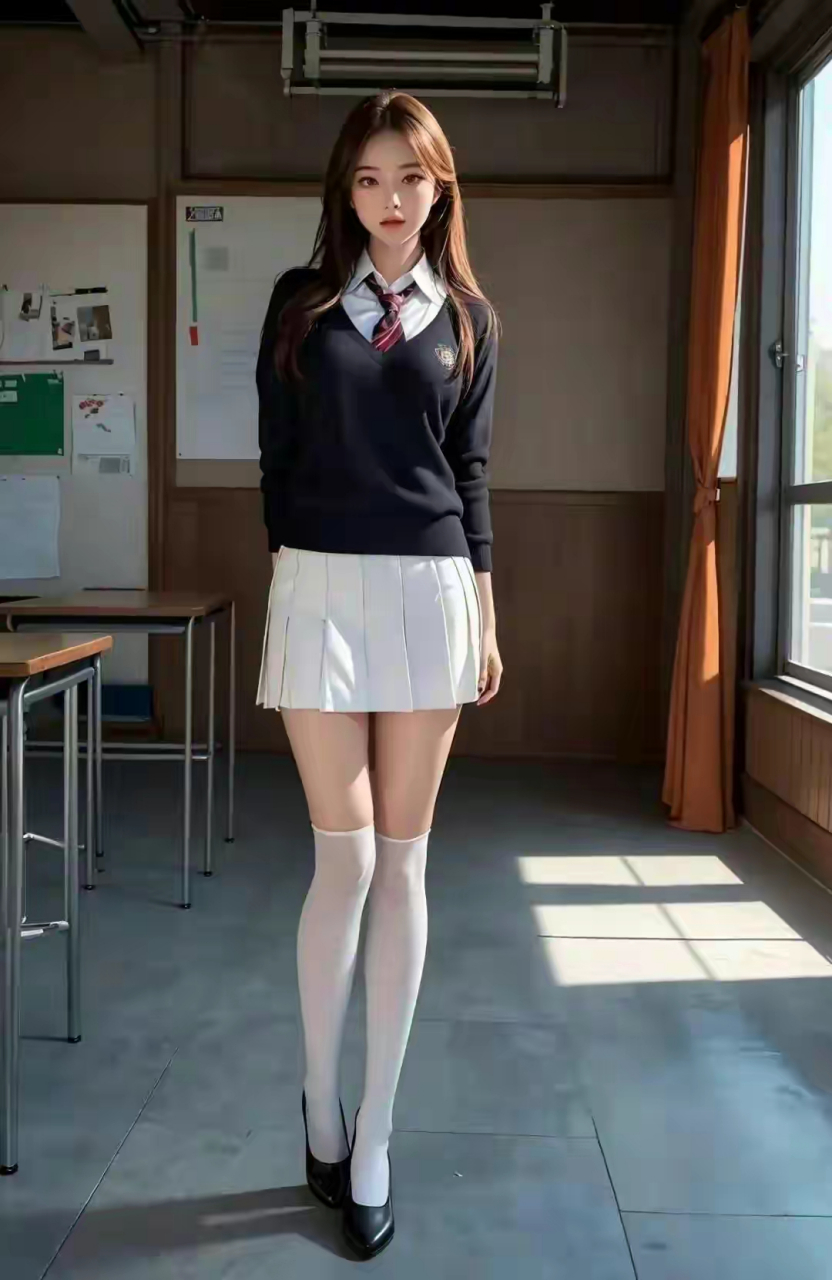 不一样的白丝袜ai美女绘图绘画