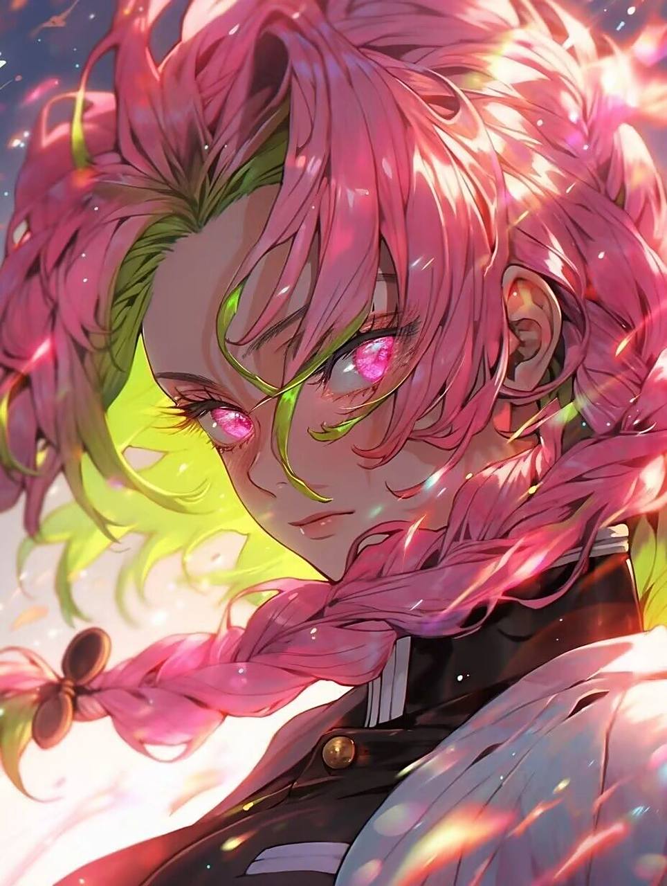 多巴胺女孩恋柱·甘露寺蜜璃|鬼灭之刃 作者:midjourney