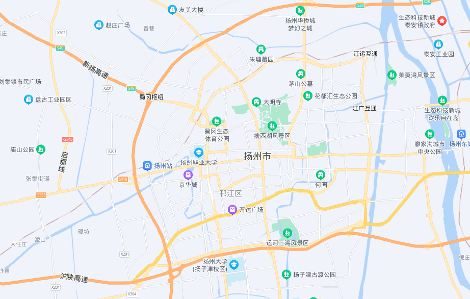 京口瓜洲地图图片