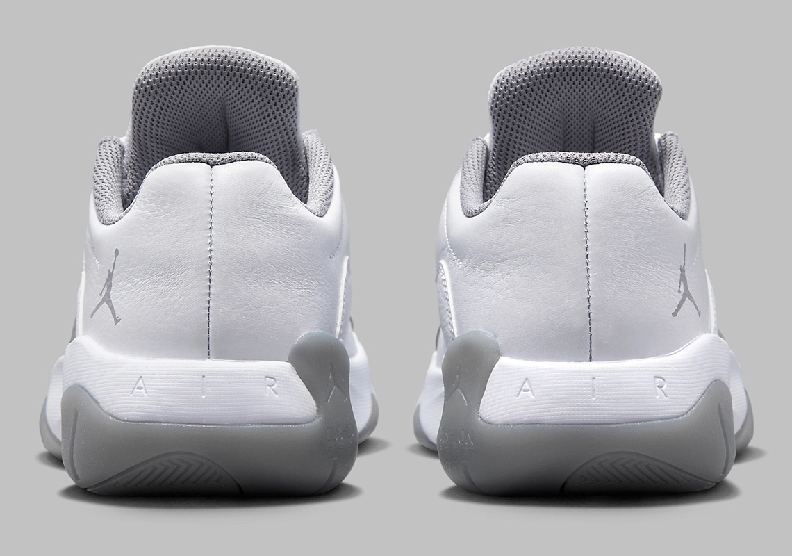 wmns air jordan 11 low cmft反映了其早期"水泥灰"配色