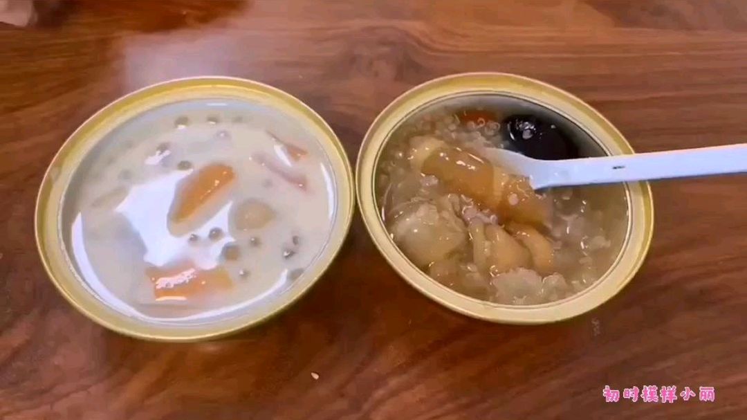 下午茶时间开始了,小米鱼胶和牛奶木瓜鱼胶吃过一定会赞不绝口