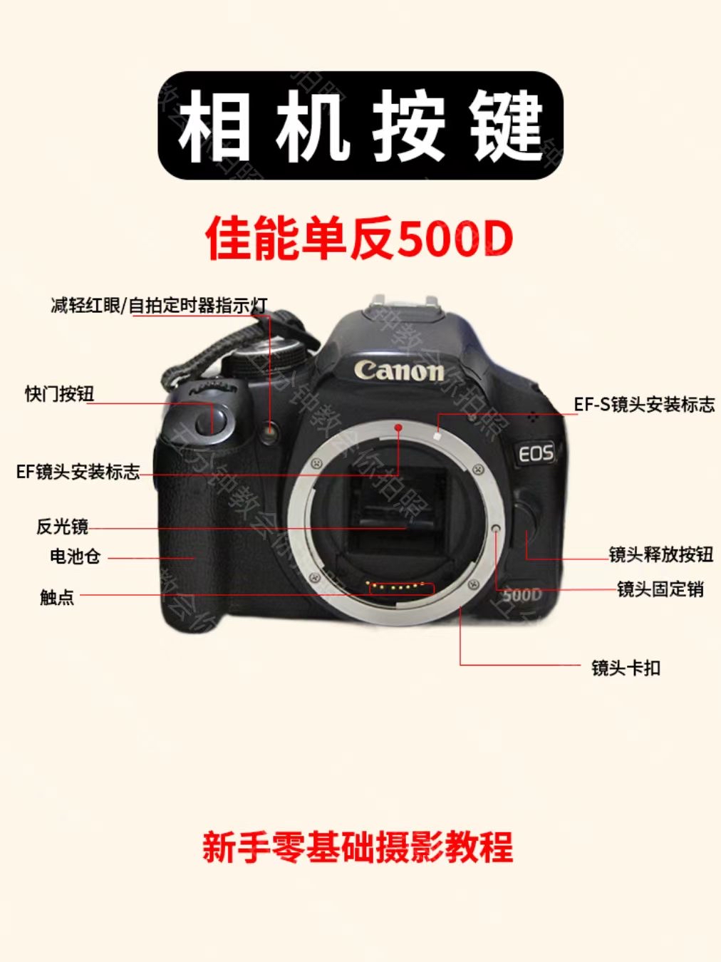 探索佳能500d的按键界面:了解你需要的所有要点