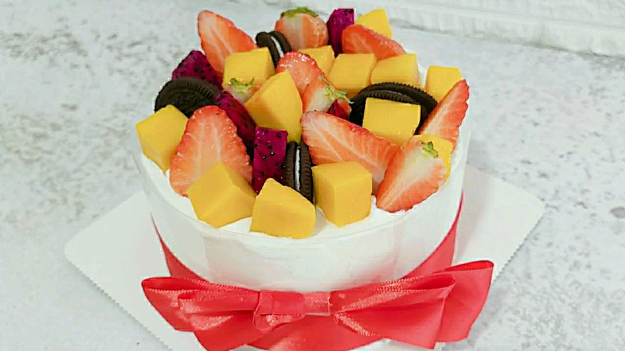 水果蛋糕是最经济实惠操作最快简单的蛋糕