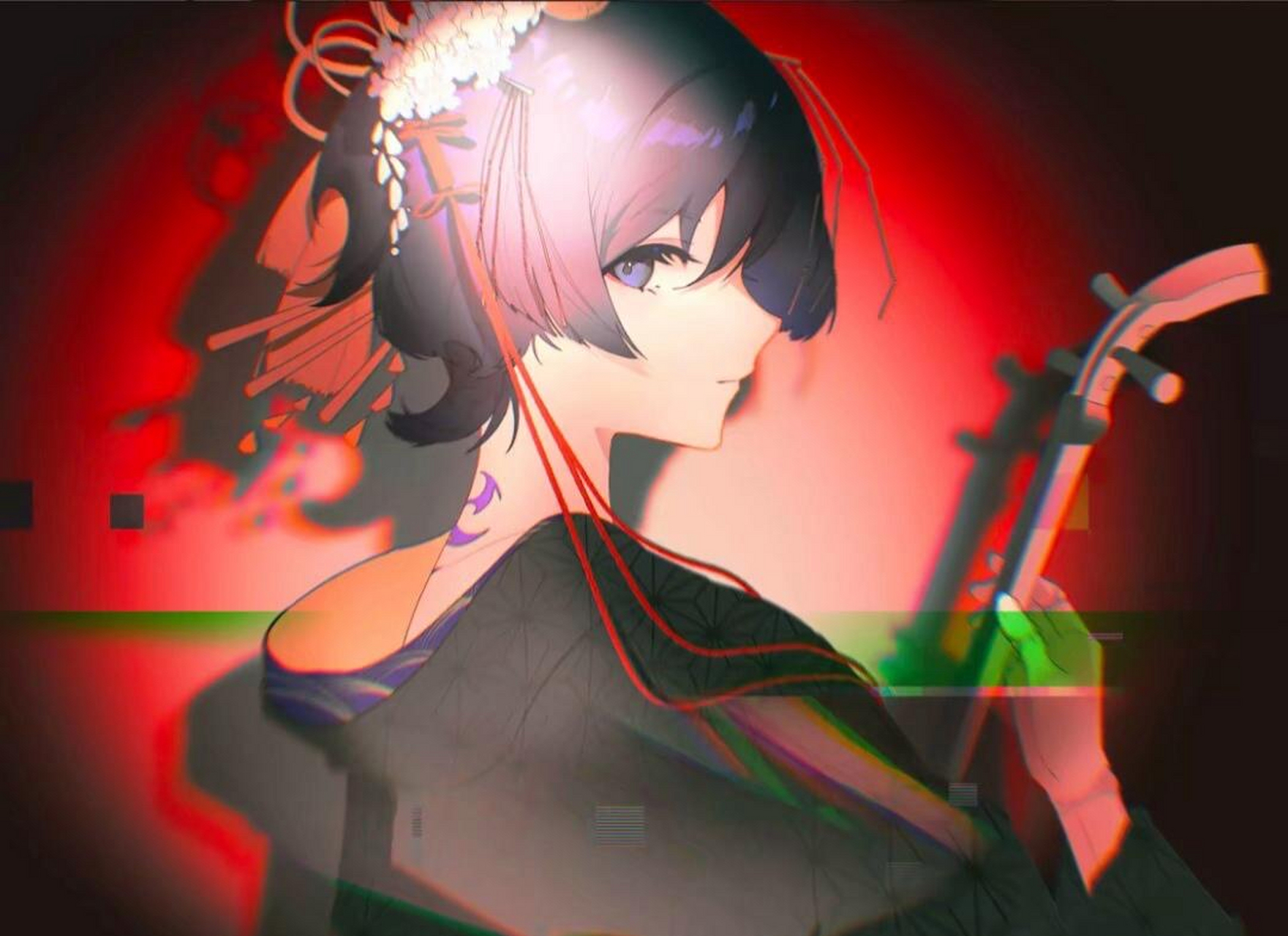 原神同人动漫# #二次元美少女# 花魁散兵,爱了爱了[期待]