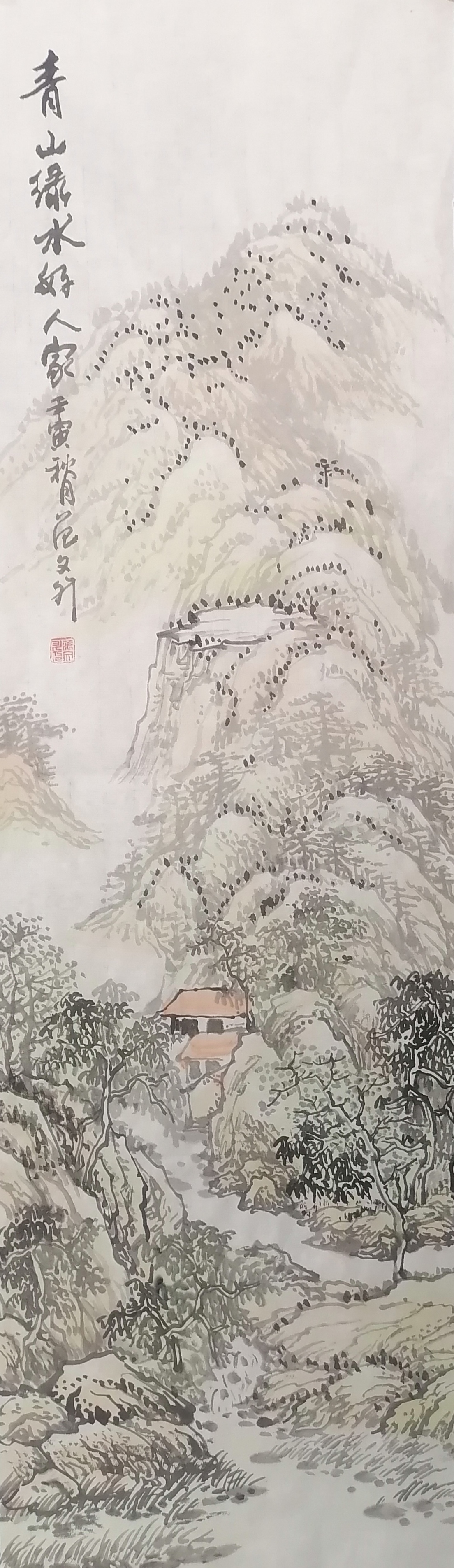 范文升原创手绘山水画