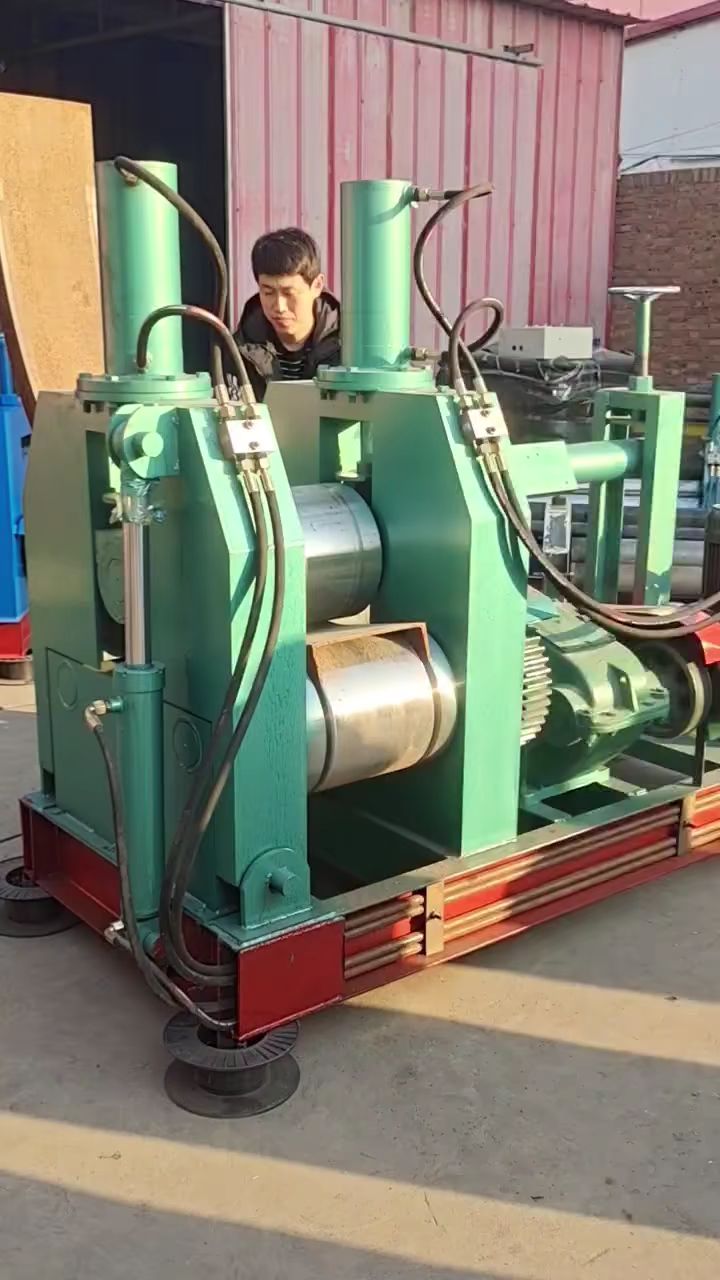 槽钢卷圆机,液压全自动卷板机