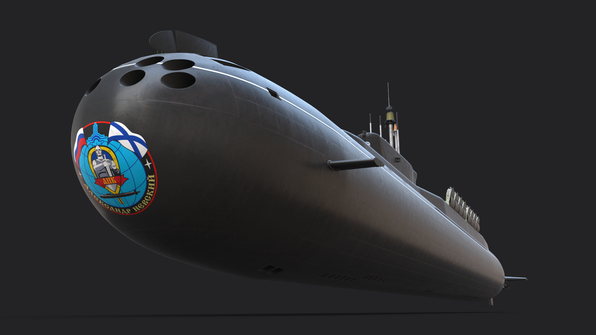 北风之神级战略核潜艇图片