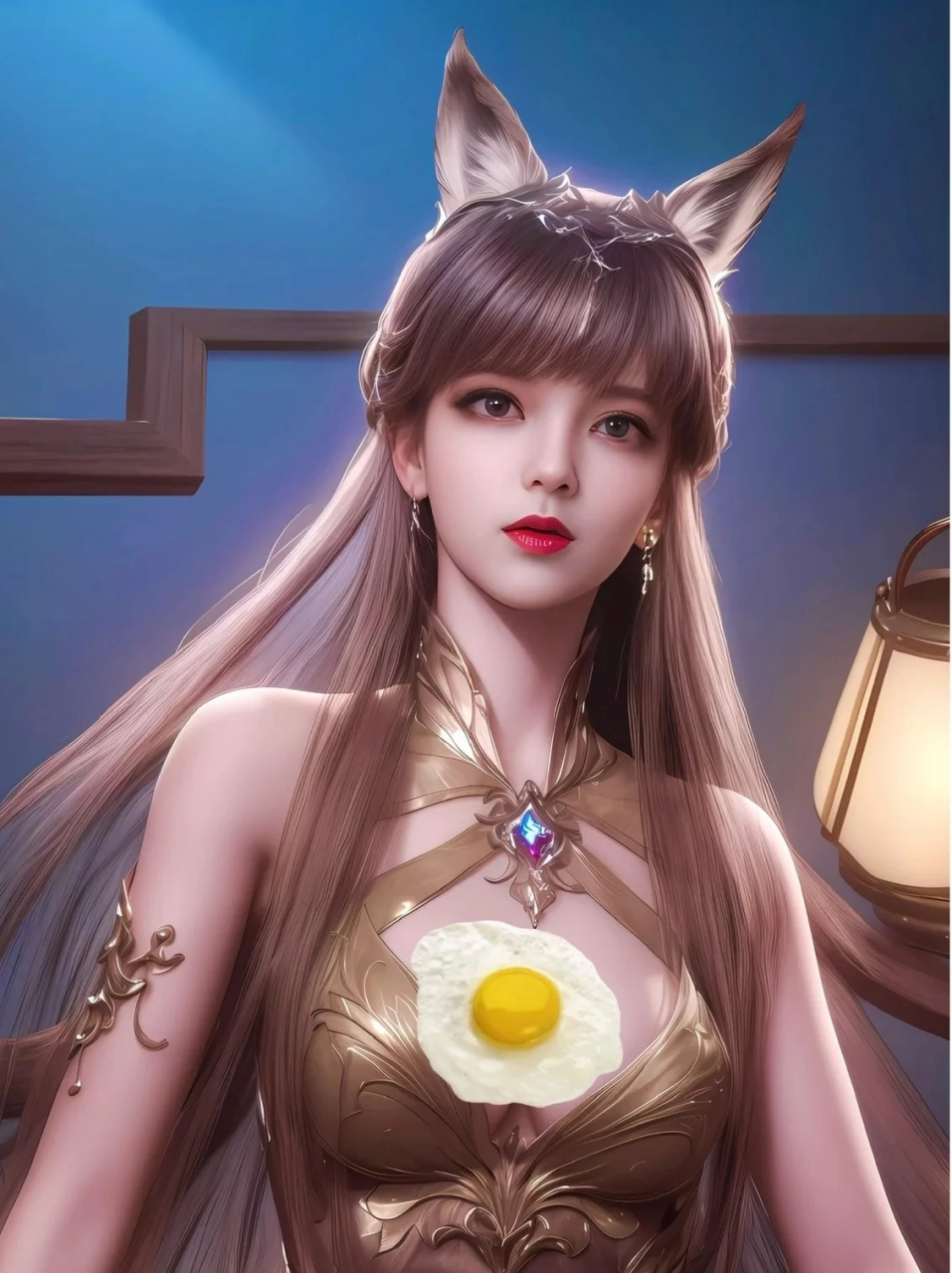 美图分享#小舞~~狼耳娘
