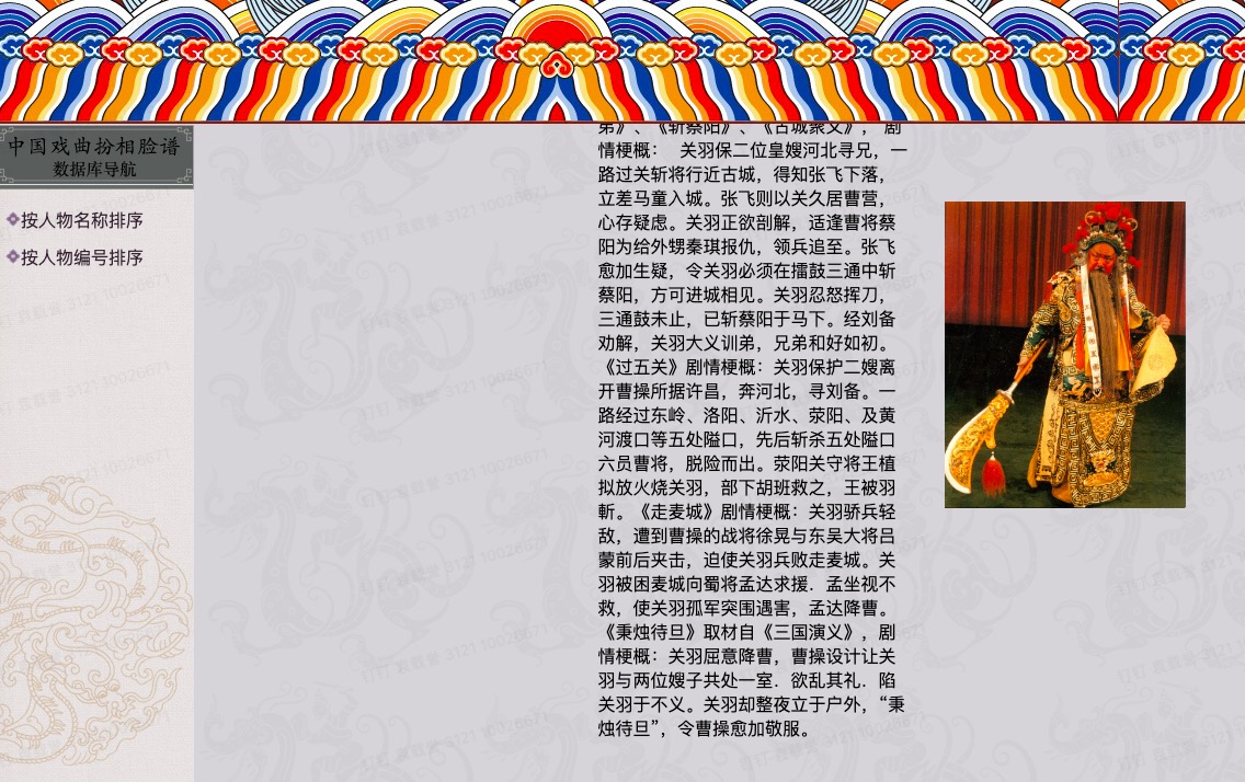 中国戏曲扮相脸谱数据库-袁载誉